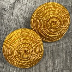 Steinmark Radiant Gold Swirl Earrings
